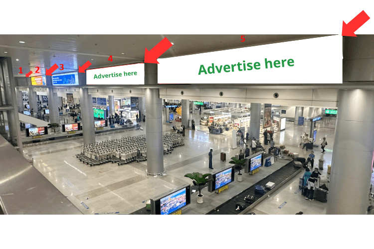 7 Panel Horizontal Light Box Billboard at Tan Son Nhat International Airport, Tan Son Hoa, Ho Chi Minh City (Terminal 2 Immigration Baggage Claim)