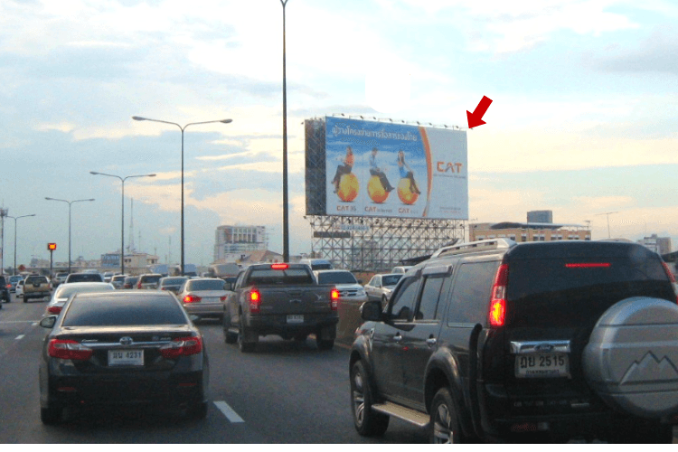 1 Panel Horizontal Static Billboard at Victory Monument Expressway, Bangkok