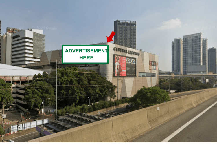 1 Panel Horizontal Static Billboard at Central Ladprao, Bangkok