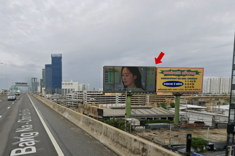 1 Horizontal Digital Screen Billboard at Bangna Elevated Road, KM 4.5, Bangkok