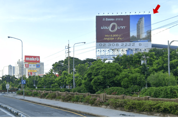 1 Horizontal Static Billboard at Narathiwas–Nakhon Si Thammarat Road, Bangkok