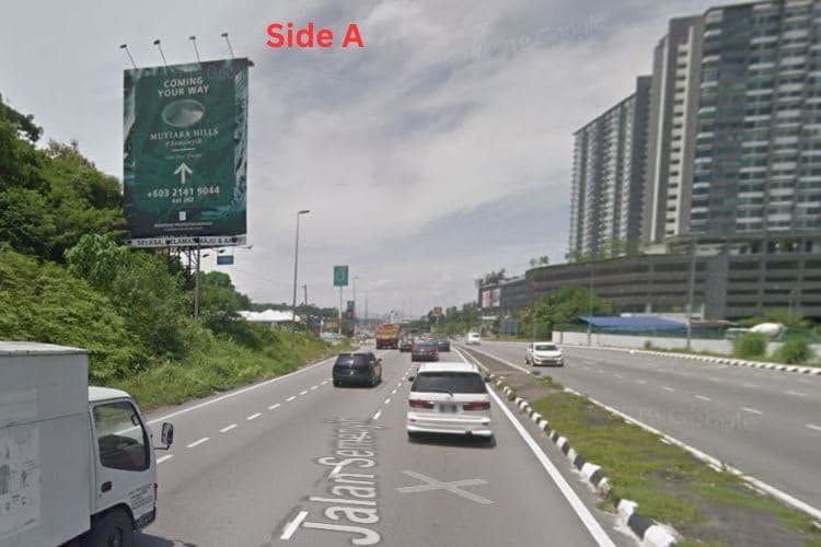 2 Sided Vertical Unipole Billboard at Jalan Semenyih, Semenyih, Selangor (near JPJ Semenyih)