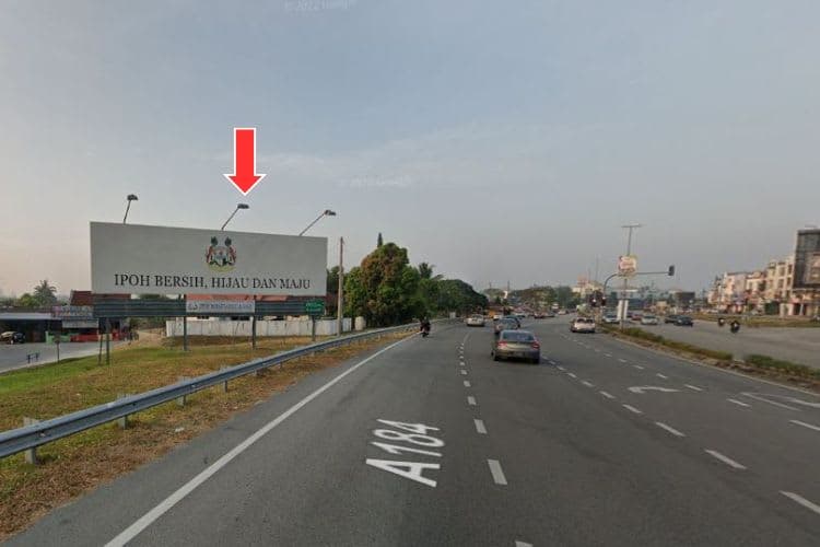 1 Panel Free Standing Billboard at Jalan Pasir Puteh, Station 18, Ipoh, Perak