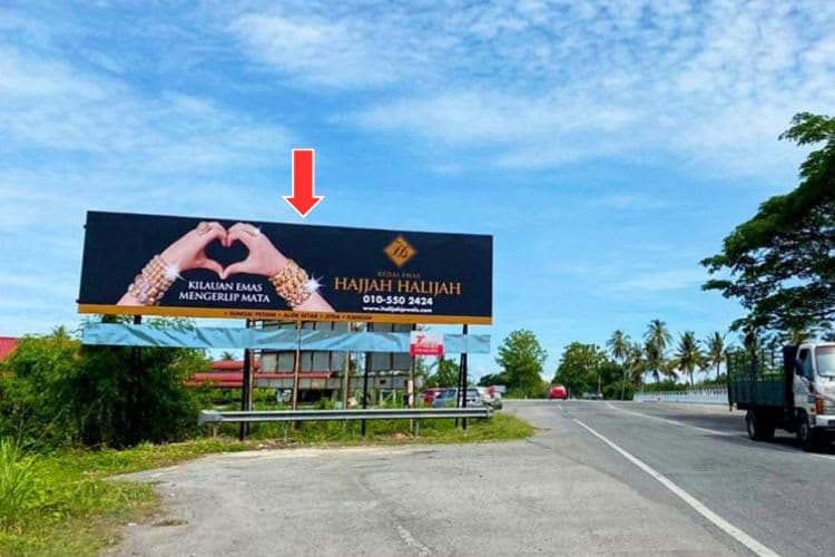 1 Panel Free Standing Billboard at Jalan Kangar - Alor Setar, Jerlun, Ayer Hitam, Kedah (towards Ayer Hitam)