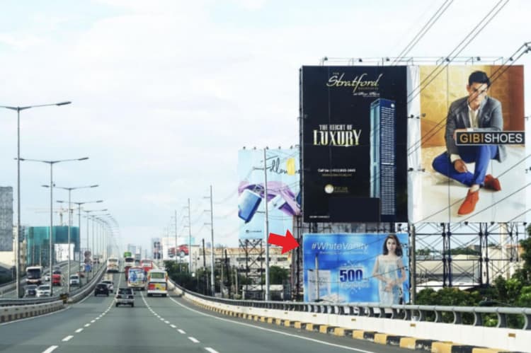 1 Panel Horizontal Free Standing Billboard at Km.17 East Service Road, (SLEX Bicutan), Paranaque, Metro Manila (Visible via SLEX and skyway, near SM Bicutan)