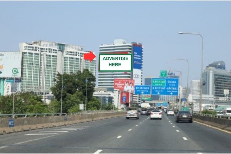 1 Panel Horizontal Building Wrap Billboard at SSP2 Tower, Bangkok, Khlong Toei, Bangkok