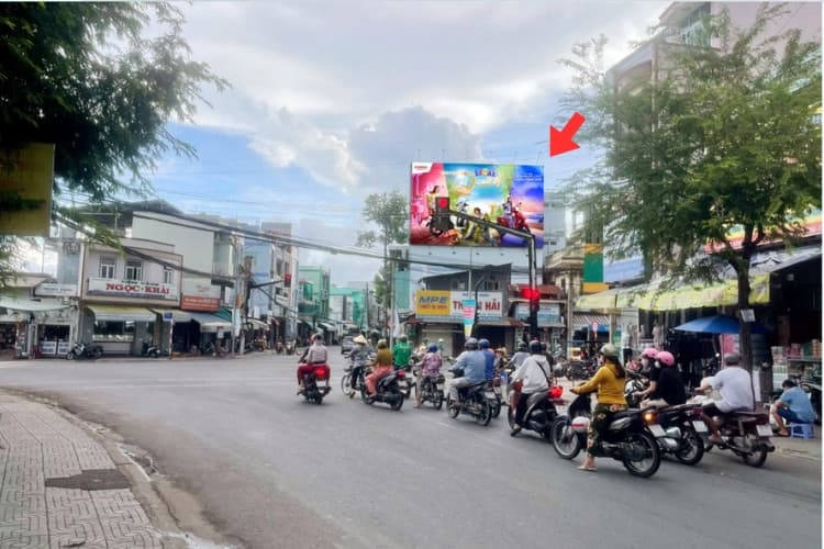 1 Panel Horizontal Wallscape Billboard at 34/1 Nguyen Huynh Duc, My Tho Ward, Dong Thap