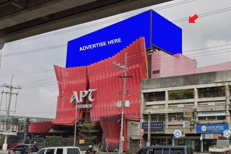 1 Panel Horizontal Digital Screen Billboard at Marikina-Infanta Highway, Cainta, Rizal (On the Facade of APT Studios)