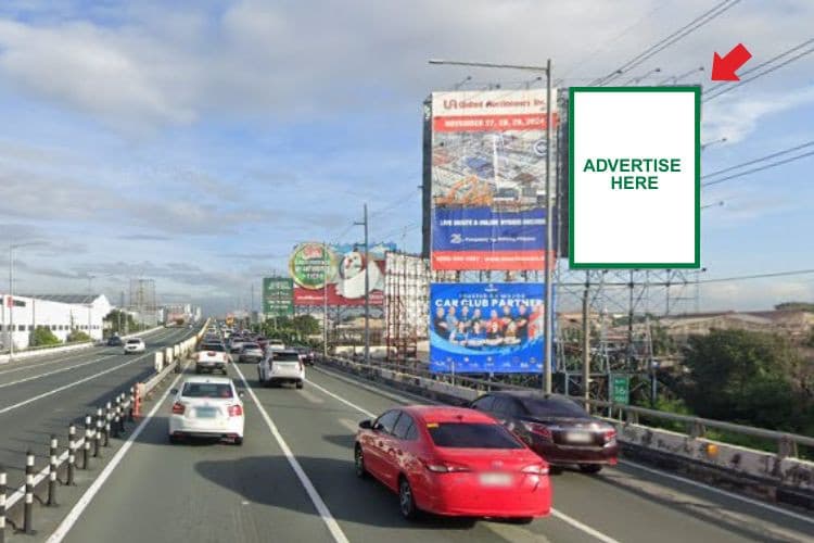 Vertical Rooftop Billboard at Km.17 East Service Road, Bicutan, Paranaque, Metro Manila (Visible via SLEX and Skyway)