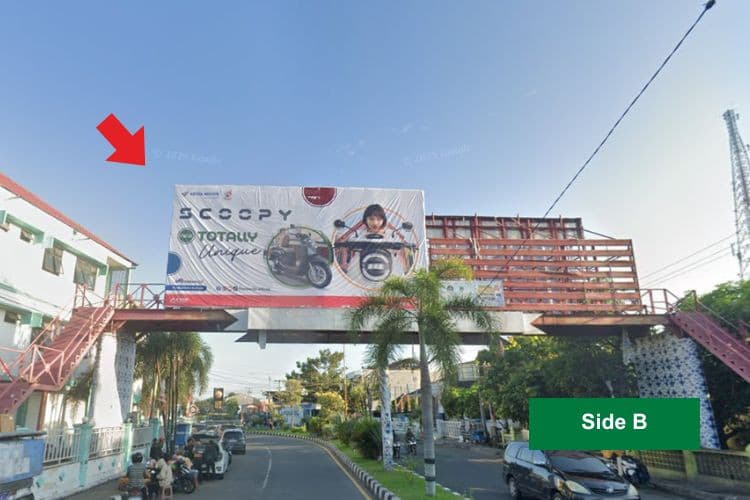 1 Sided JPO Billboard at Jl. Garuda, Sumbawa Besar, Nusa Tenggara Barat (Nearby General Hospital Sumbawa Besar, Side B)