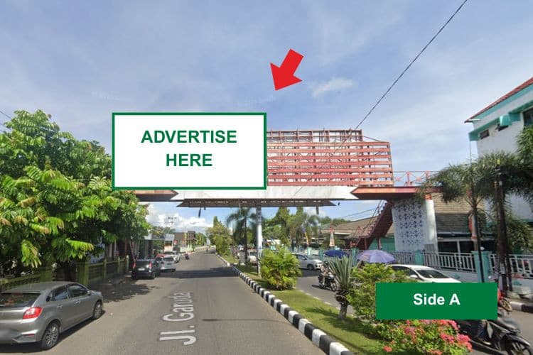 1 Sided JPO Billboard at Jl. Garuda, Sumbawa Besar, Nusa Tenggara Barat (Nearby General Hospital Sumbawa Besar, Side A)