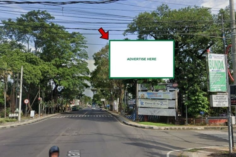 1 Panel Horizontal Static Billboard di Jl. Sudirman, Jembrana, Bali (nearby Taman Makam Pahlawan)