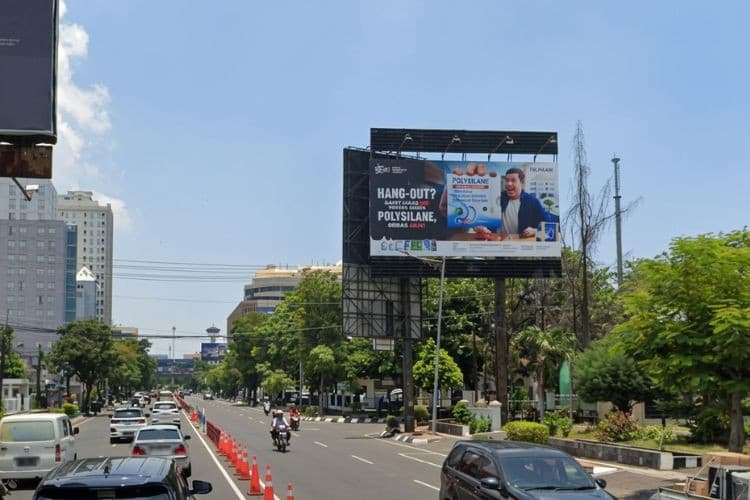 1 Panel Horizontal Static Billboard at Jl. Ahmad Yani, Semarang, Jawa Tengah (nearby Bursa Efek Jakarta)