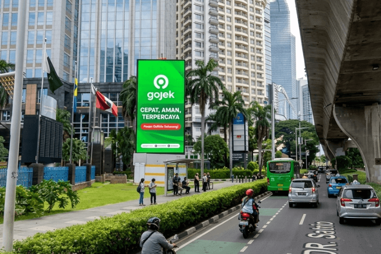 1 Panel Vertical Videotron Billboard at Jl. Prof Dr Satrio, Jakarta Selatan, DKI Jakarta (To Jl. KH. Mas Mansyur)