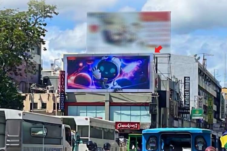 1 Panel Horizontal Digital Screen Billboard at San Pedro St. corner City Hall Dr., Davao City, Davao del Sur (On the Facade of Chowking)