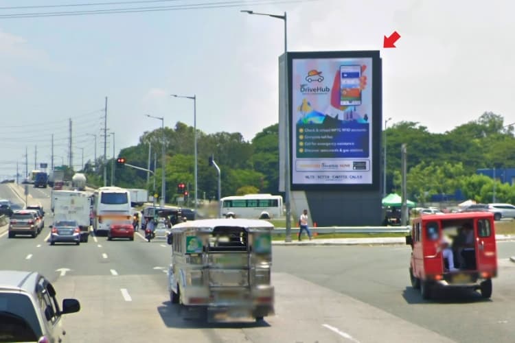 Vertical Digital Screen Billboard at North Luzon Expressway, San Fernando (Pampanga), Pampanga (Pampanga-bound, Near SM City Pampanga)