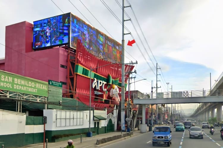 Horizontal Digital Screen Billboard at Marikina-Infanta Highway, Cainta, Rizal (On the Facade of APT Studios)
