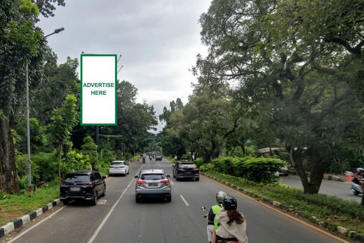 1 Panel Vertical Static Billboard at Jl. Raya Padjajaran, Bogor, Jawa Barat ((near Masjid Salman Farisi, towards Tol Jagorawi))