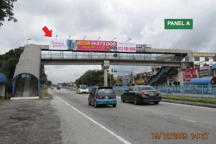 2 Sided Overhead Bridge Billboard at Jalan Klang Banting, Telok Panglima Garang, Selangor (near SMK Telok Panglima Garang)