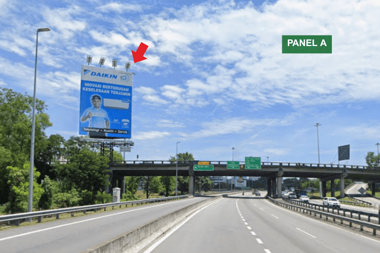 2 Sided Unipole Billboard at PLUS KM139.25 from Jawi to Seberang Perai/Georgetown, Penang