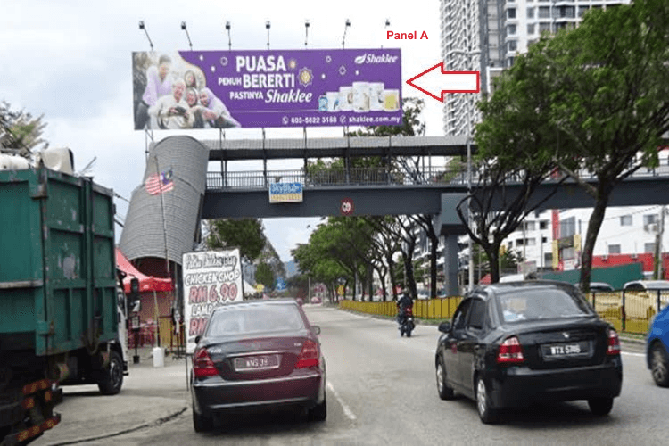 2 Sided Overhead Bridge Billboard at Jalan Gombak, Gombak, Kuala Lumpur (Near Masjid Jamek Saad)