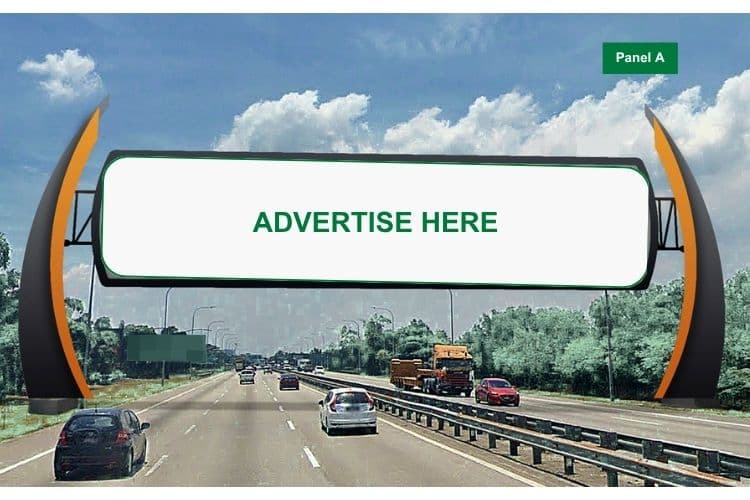 2 Sided Giant Gantry Billboard at ELITE KM 17.7 (E6), Bandar Saujana Putra, Puchong, Selangor
