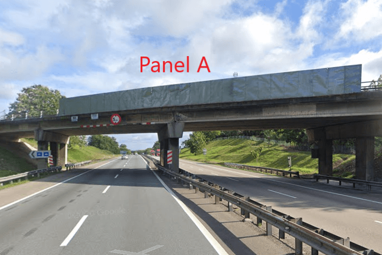 2 Sided Overhead Bridge Billboard at Lebuhraya Plus Selatan from Simpang Renggam to Machap, Simpang Renggam, Johor