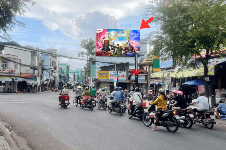 1 Panel Horizontal Wallscape Billboard at 34 Nguyen Huynh Duc, My Tho Ward, Dong Thap